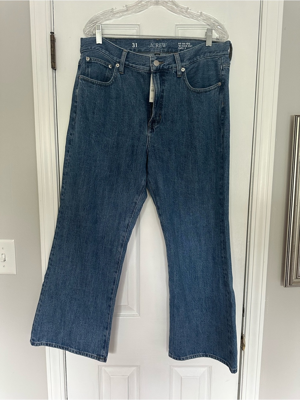 J. Crew Medium Blue '84 Kick Out' Jeans